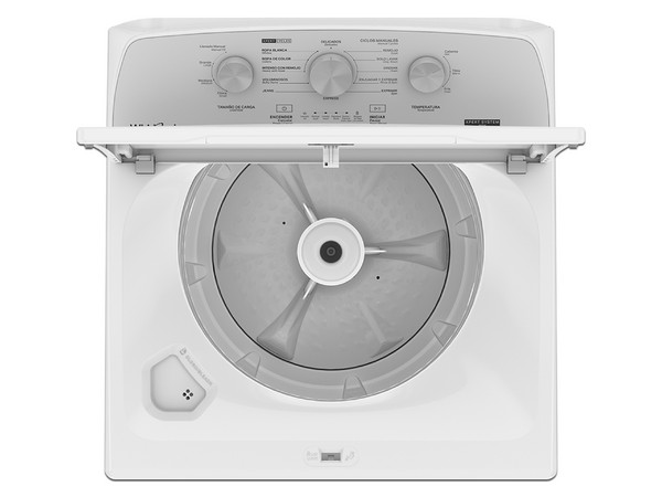 Lavadora Whirlpool Xpert System, carga superior 17 kg, Color blanca.