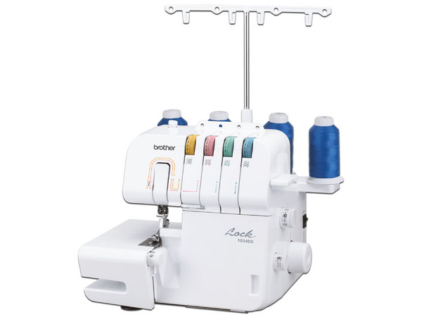 Máquina de Coser Brother 1034DX, 22 funciones de Puntadas, 1300 RPM, Color Blanco.