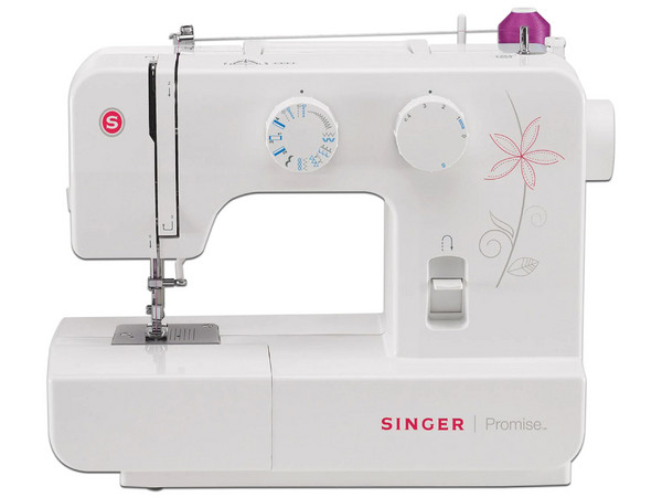 Máquina de Coser Singer 1412, 12 Puntadas, color blanco.