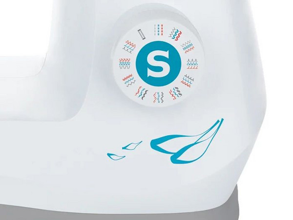 Maquina Coser SINGER Fashion Mate 3342, 32 Puntadas, 4 Bobinas, Color Blanco.