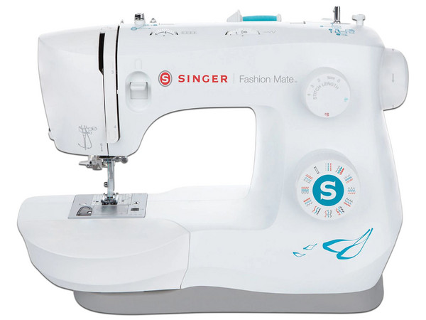 Maquina Coser SINGER Fashion Mate 3342, 32 Puntadas, 4 Bobinas, Color Blanco.