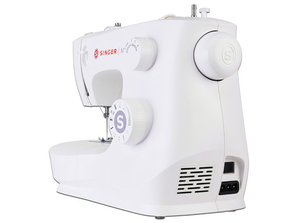 Máquina de Coser Singer M2405, 8 Puntadas, 4 Bobinas, color blanco.