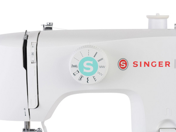 Máquina de Coser Singer M1505, 6 Puntadas, color blanco.