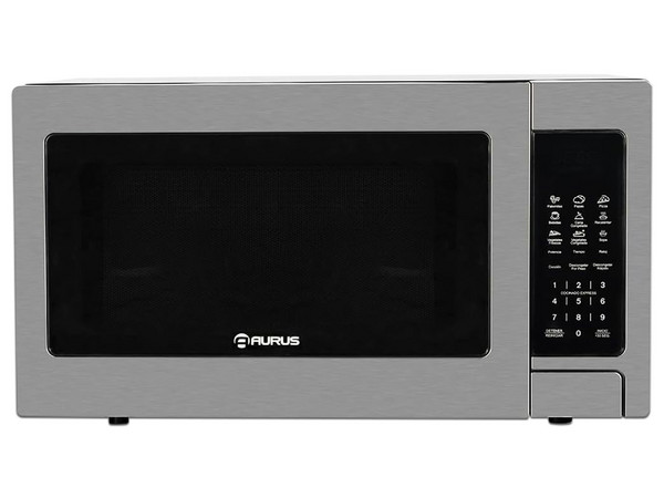 Horno de Microondas AURUS AMP14SS de 1.4 Pies Cúbicos, Potencia de 1000W, Color Negro.