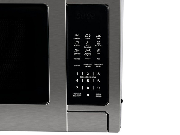 Horno de Microondas AURUS AMP14SS de 1.4 Pies Cúbicos, Potencia de 1000W, Color Negro.