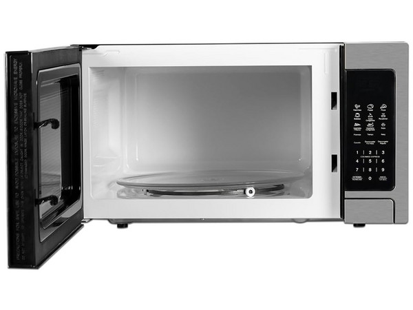 Horno de Microondas AURUS AMP14SS de 1.4 Pies Cúbicos, Potencia de 1000W, Color Negro.