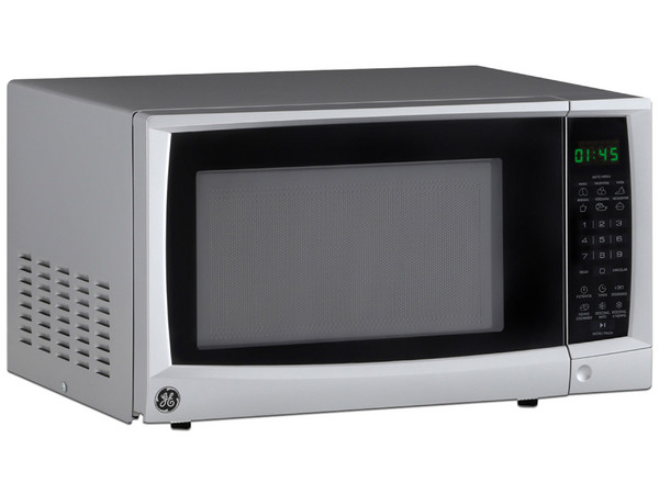 Horno de Microondas GE JES70SE, 0.7 Pies, Color Plateado.