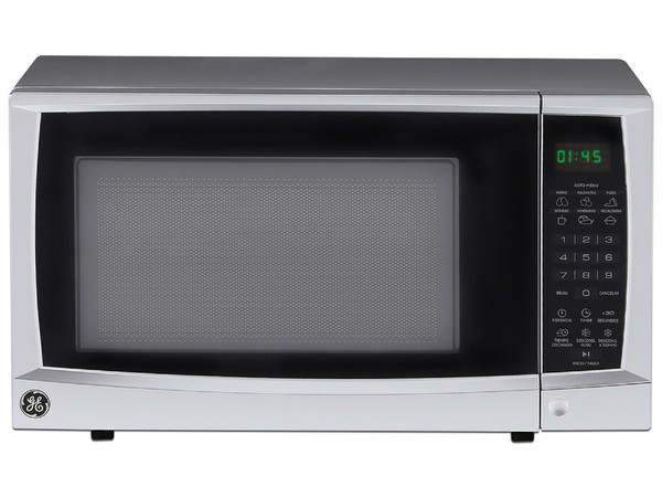 Horno de Microondas GE JES70SE, 0.7 Pies, Color Plateado.