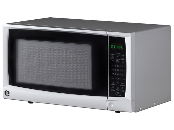 Horno de Microondas GE JES70SE, 0.7 Pies, Color Plateado.