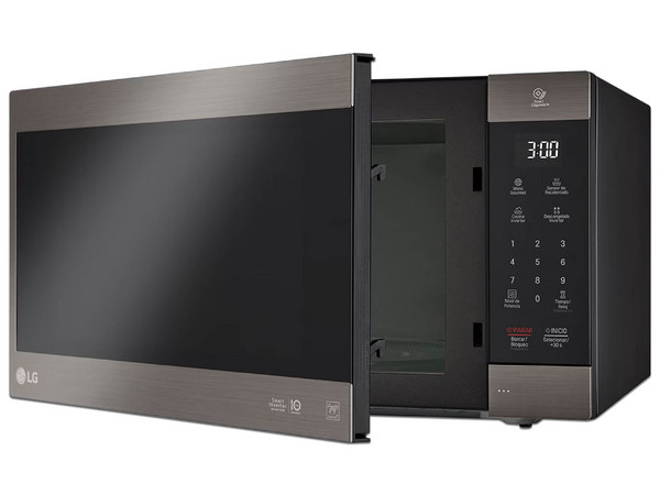 Horno de Microondas LG Grill MS2097HST de 2.2 pies, 1.2KW de potencia, 56L, Color Negro.
