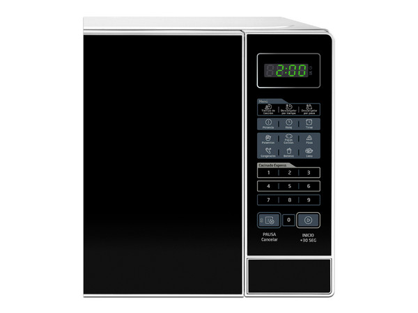 Horno de Microondas Midea MMDR07S2BW, 0.7 Pies Cúbicos, Hasta 20L, 1050 Watts, Color Blanco.