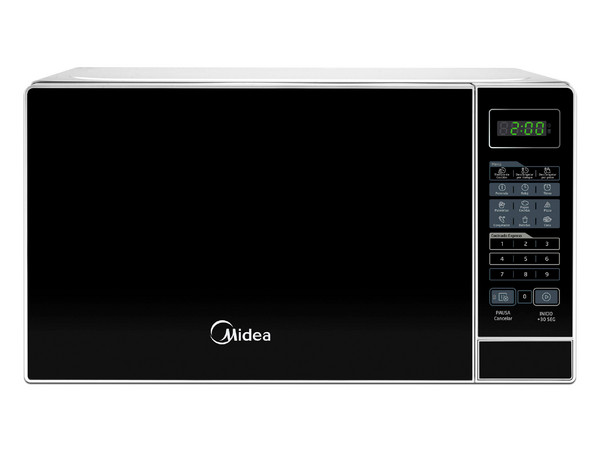 Horno de Microondas Midea MMDR07S2BW, 0.7 Pies Cúbicos, Hasta 20L, 1050 Watts, Color Blanco.