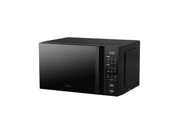 Horno de Microondas Midea MMDT07S2MB de 0.7 Pies, 20L, AutoClean, 11 Niveles de Potencia, Color Negro.