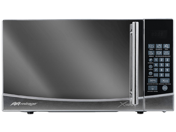 Microondas Mirage MWD020E con Capacidad de 0.7 Pies³ y Potencia de 700W. Color Plata.