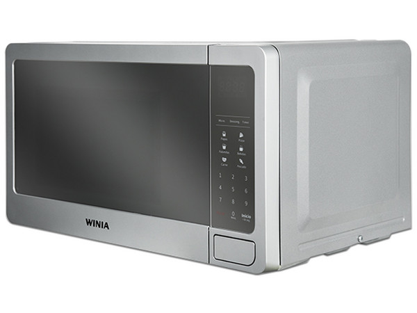Horno de Microondas Winia KOS-63MSSA de 0.7 Pies, 1000 W, Color Plateado.