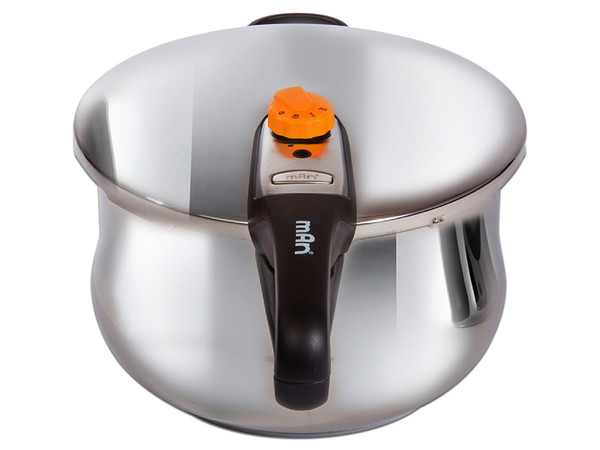 Olla de Presión MAN OP-2008 de 8 Litros, Acero Inoxidable.