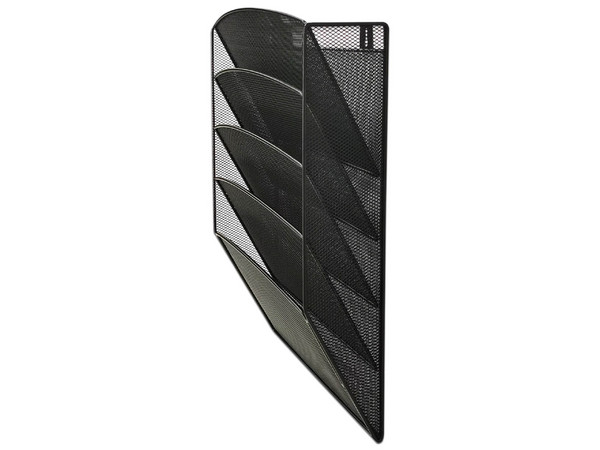Clasificador grande de pared de malla metálica Nextep con 5 niveles. Paquete con 2 piezas.