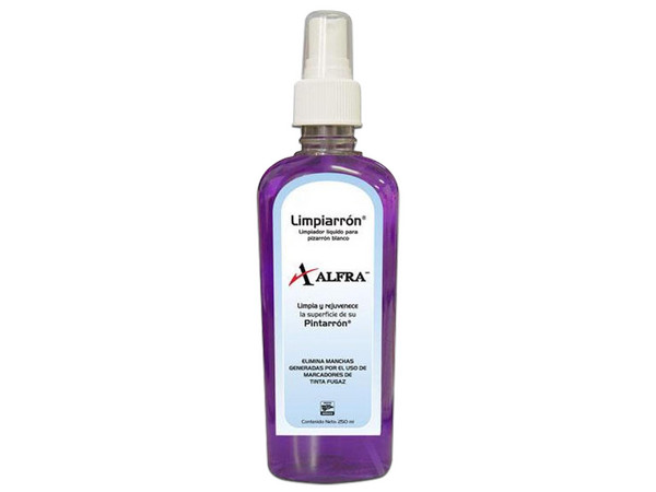 Limpiador en spray para pizarrón blanco de 220ml, Alfra 4401.
