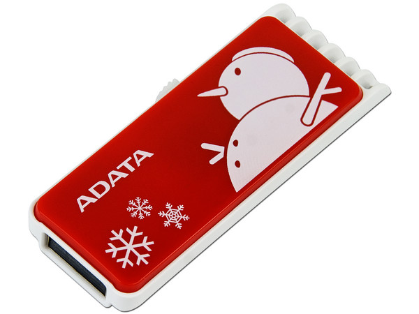 Unidad Flash USB 2.0 ADATA C802 Christmas Snowman de 4GB