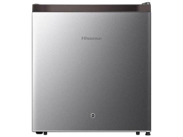 Frigobar Hisense RR16D6AGX1 de 1.6 pies cúbicos, Acero inoxidable, Color Plata.