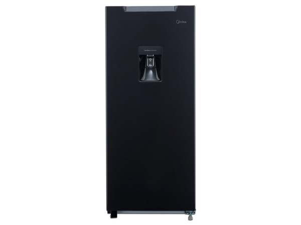 Refrigerador Single Door Midea MRD190CCDLSW de 7 Pies Cúbicos, Dispensador de Agua, Color Negro.