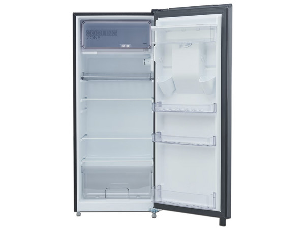 Refrigerador Single Door Midea MRD190CCDLSW de 7 Pies Cúbicos, Dispensador de Agua, Color Negro.