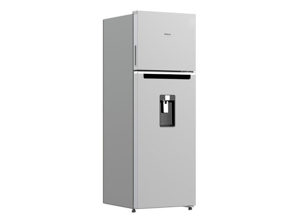 Refrigerador Whirlpool de 14 Pies Cúbicos Top Mount 2 Puertas con Dispensador de agua. Color Gris