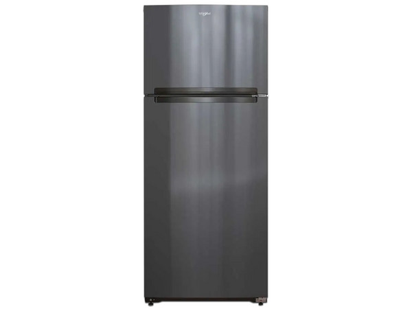 Refrigerador Whirlpool WT1850V, 18 pies Cubicos, Tecnologia No Frost, tipo Top Freezer, Color Negro.