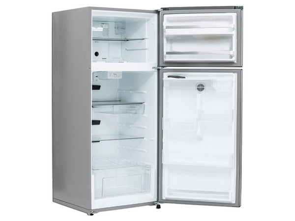 Refrigerador Top Mount Whirlpool WT1865A de 18 Pies Cúbicos, 504 L, Dispensador de Agua, 127V, Color Gris.