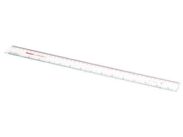 Regla Baco Transparente, 30cm, 25 Piezas