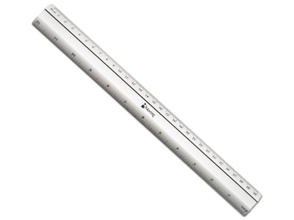 Regla metálica de aluminio Nextep, de 30 cm, incluye 6 piezas.