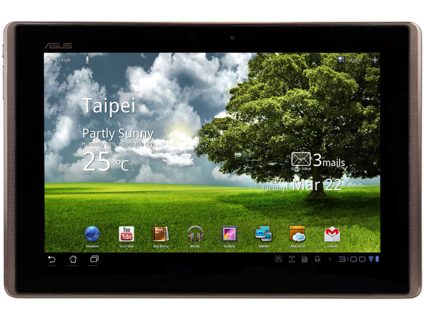 Tablet Asus Eee Pad Transformer TF101 con Android 3.0 (Honeycomb), Wi-Fi, 2 Cámaras, Pantalla LED MultiTouch de 10.1