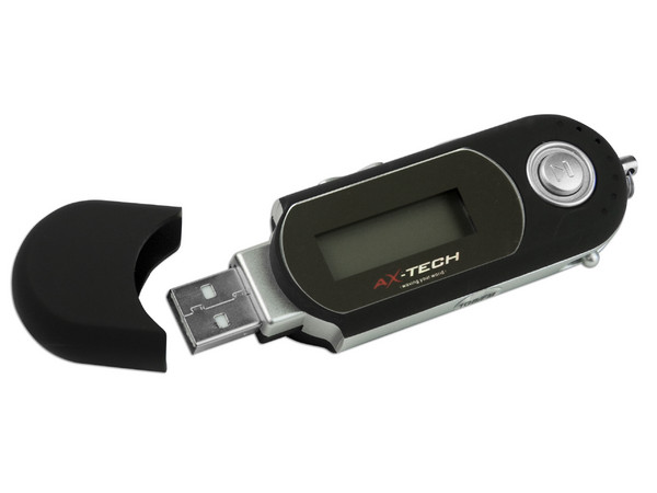 Reproductor de MP3 y Radio FM Axtech de 2GB, USB. Color Negro
