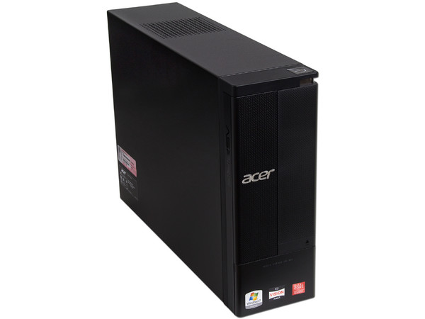 Mini Computadora Acer Aspire AX1430-MW31S,
Procesador AMD E-450 (1.65 GHz),
Memoria 2GB DDR3, D.D. de 500GB,
SuperMulti DVD±R/RW DL, Red, Video Radeon HD 6300,
Windows 7 Starter (32 bits),
Monitor LED Widescreen de 18.5
