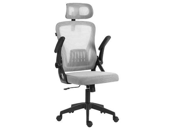 Silla para Oficina Acteck Flux Lite EC313HR, Reposabrazos Abatibles, Soporta hasta 100Kg, Pistón Clase 2, Color Gris. (Caja abierta)