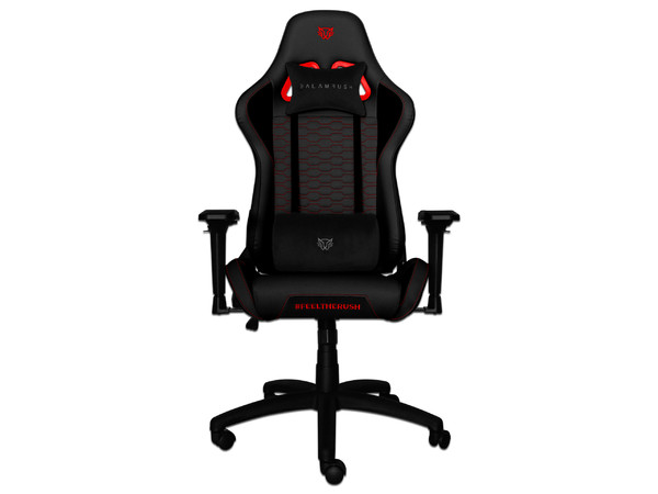 Silla Gamer Balam Rush Thunder 2, Soporta Hasta 150 kg, Color Negro/Rojo. (Caja abierta)