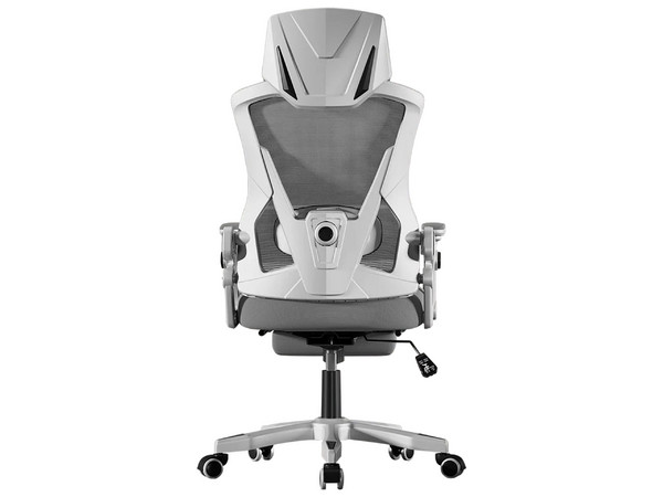Silla Gamer Balam Rush Power Rush Mesh, Reposabrazos Fijo, Pistón de clase 2, Mecanismo mariposa con Inclinación de hasta 145 Grados, Soporta hasta 100Kg, Color Gris. (Caja abierta)