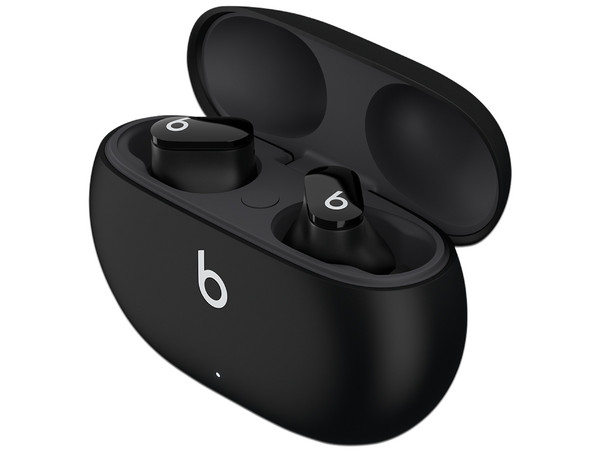 Audífonos Beats Studio Buds con estuche de carga inalámbrica, Cancelación Activa de Ruido, Respuesta de frecuencia 20Hz-20000Hz, Bluetooth. Color Negro. (Caja abierta)