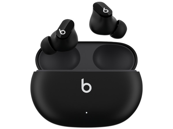 Audífonos Beats Studio Buds con estuche de carga inalámbrica, Cancelación Activa de Ruido, Respuesta de frecuencia 20Hz-20000Hz, Bluetooth. Color Negro. (Caja abierta)