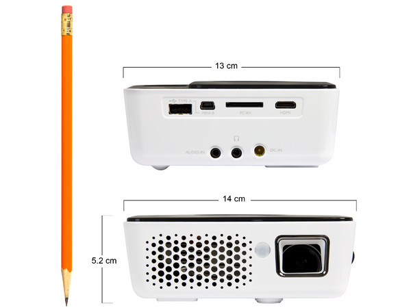  Proyector de Bolsillo BenQ Joybee GP2, LED, Dock Universal para iPod/iPhone, Resolución de 1280 x 800 y 200 ANSI Lúmenes. 