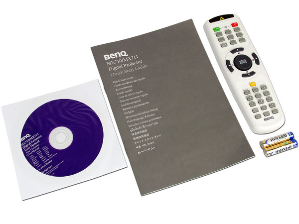 Proyector BenQ MX711, Resolución de 1024 x 768 y 3200 ANSI lúmenes y 3D Ready.