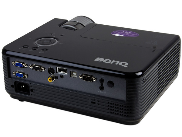 Proyector BenQ MW512, Resolución de 1280 x 800 y 2800 ANSI lúmenes y 3D Ready.