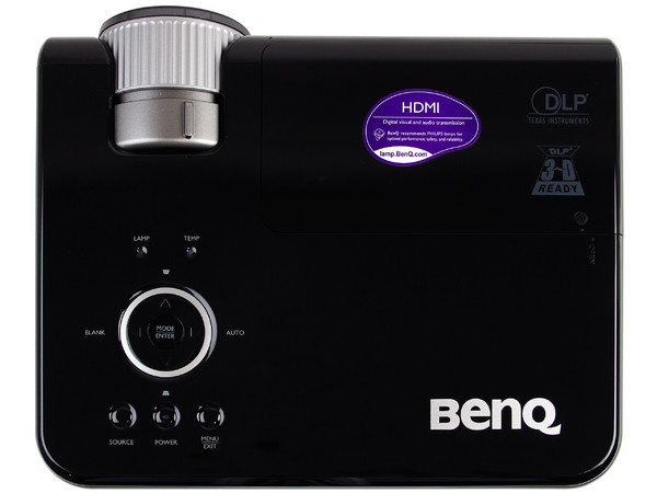 Proyector BenQ MW512, Resolución de 1280 x 800 y 2800 ANSI lúmenes y 3D Ready.