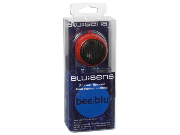 Bocina de Bolsillo Blusens BEE:BLU. para MP3, MP4, Celular o cualquier dispositivo con salida de 3.5mm
