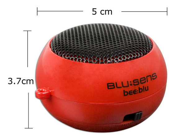 Bocina de Bolsillo Blusens BEE:BLU. para MP3, MP4, Celular o cualquier dispositivo con salida de 3.5mm