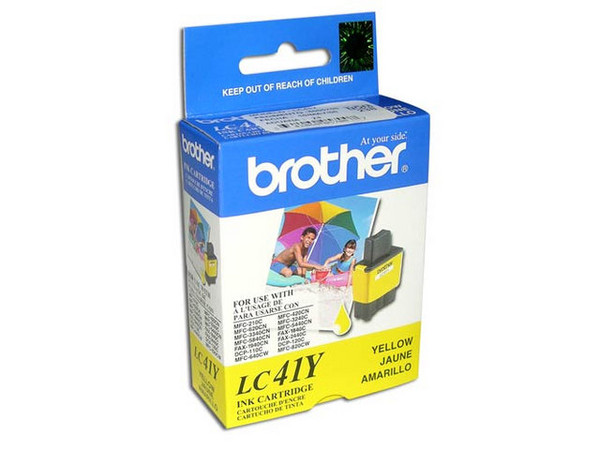 Cartucho de Tinta Brother Amarillo Modelo: LC41Y
