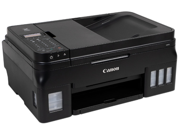 Multifuncional Canon PIXMA G4110, Sistema de Tanques de Tinta, Impresora, Copiadora, Escáner y Fax, Resolución hasta 4800 x 1200 dpi, Wi-Fi, Ethernet, USB. (Caja abierta)