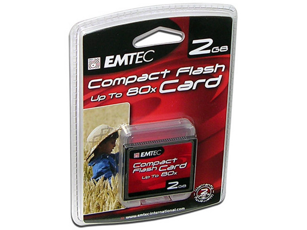 Memoria Emtec Compact Flash de 2GB