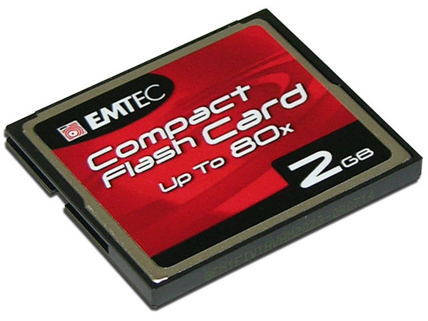 Memoria Emtec Compact Flash de 2GB