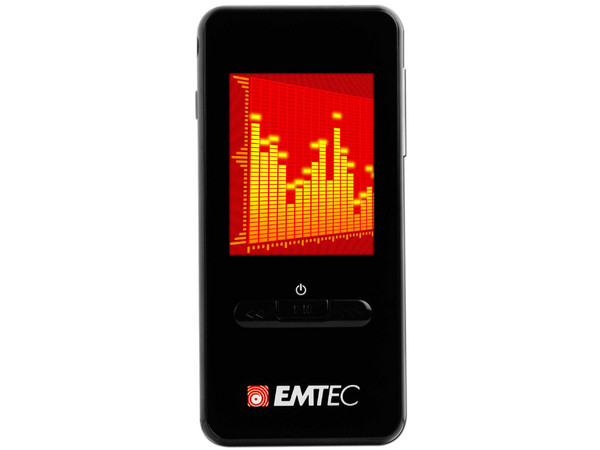 Reproductor EMTEC de MP4, Radio FM y Grabador de Voz. 1GB. Color Negro